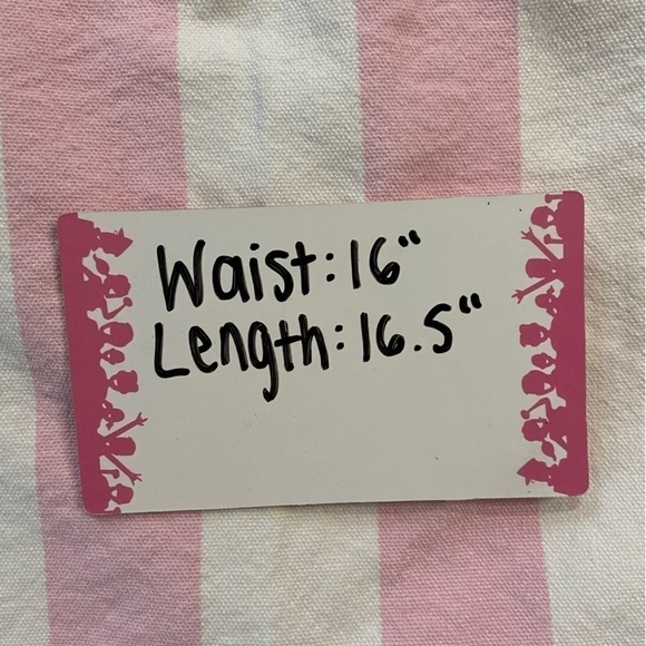 Madewell 100% Cotton Lined Barbie Mini Skirt Cara Stripe Light Pink & White 8 - Picture 11 of 11